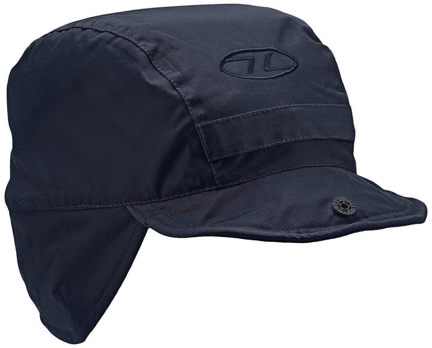 Highlander Black Water Resistant Breathable Outer Fleece Lined Mountain Hat