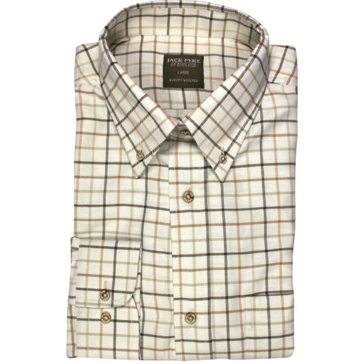 JACK PYKE COUNTRYMAN TATTERSALL HUNTING FISHING GAME SHOOTING CHECKED SHIRT