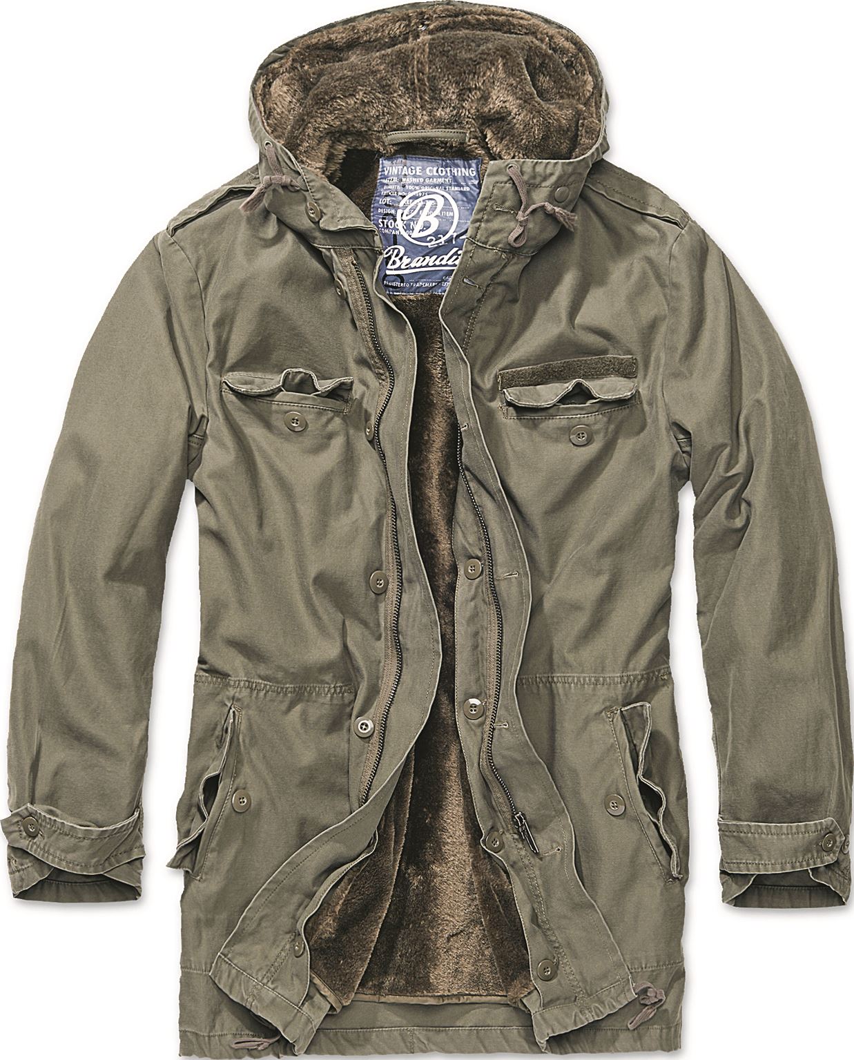 Jackets & Waterproofs MILTEC FLEECE DELTA JACKET MILITARY COMBAT ANORAK MENS TACTICAL WARM COAT