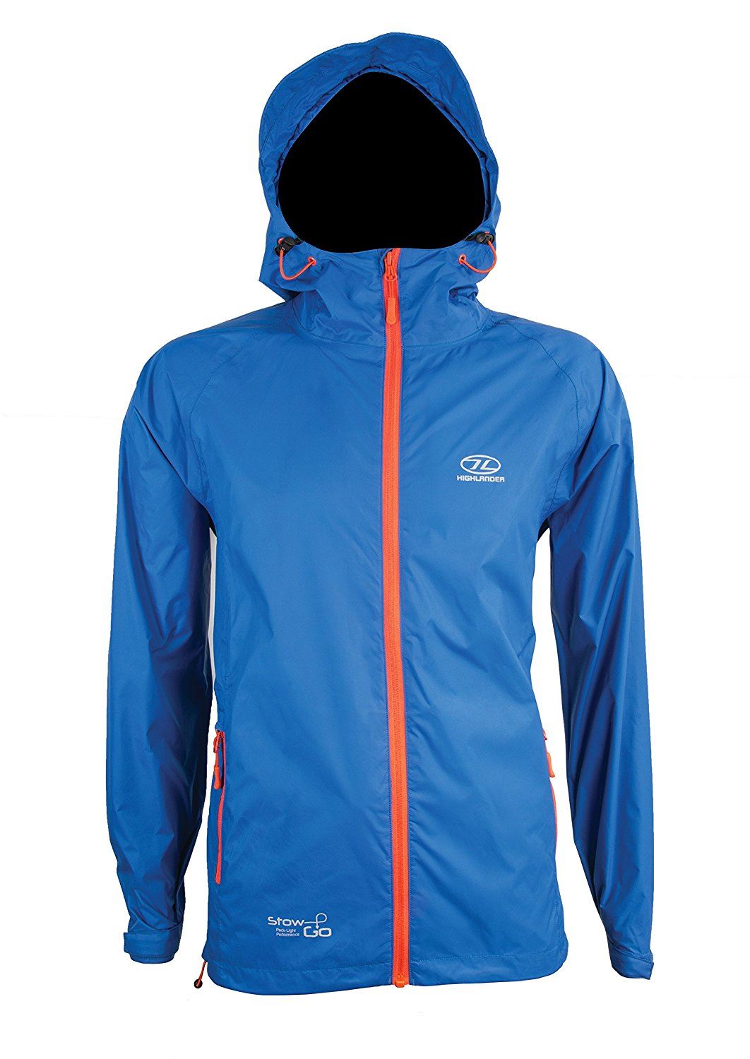 HIGHLANDER STOW & GO PACKAWAY JACKET MENS HIKING WATERPROOF WINDPROOF