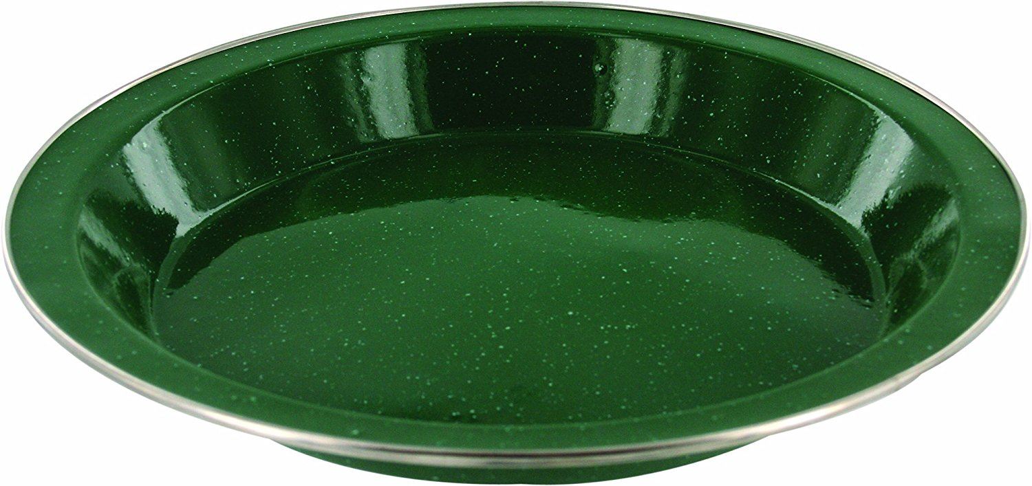 Highlander Deluxe Enamel Mug Forest Green with Stainless Steel Rim Camping Cup