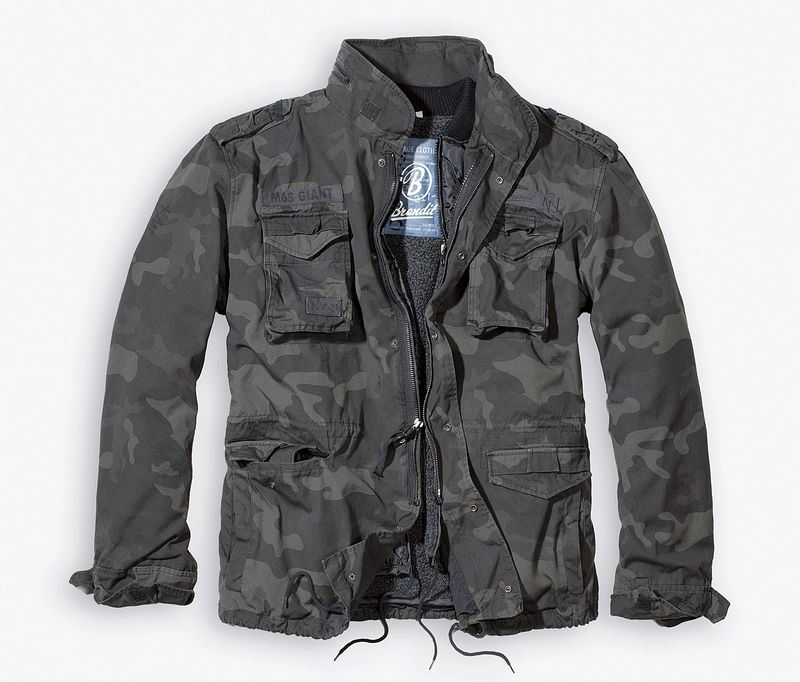 BRANDIT M65 GIANT MENS MILITARY PARKA US ARMY JACKET WINTER WARM ZIP OUT LINER