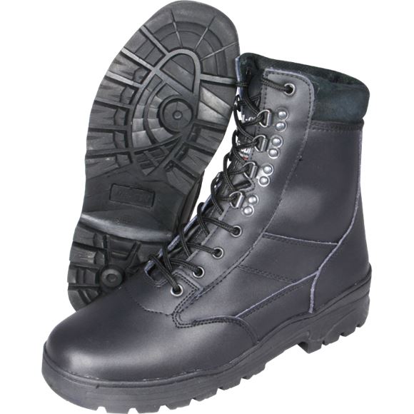 MIL-COM BOOTS ALL LEATHER ARMY BOOTS BLACK COMBAT LACE UP THINSULATE WARM MIL-COM BOOTS ALL LEATHER ARMY BOOTS BLACK COMBAT LACE UP THINSULATE WARM