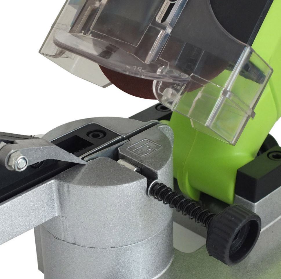 Toolzone Electric Chainsaw Sharpener 130W Bench Mounted Grinder eBay