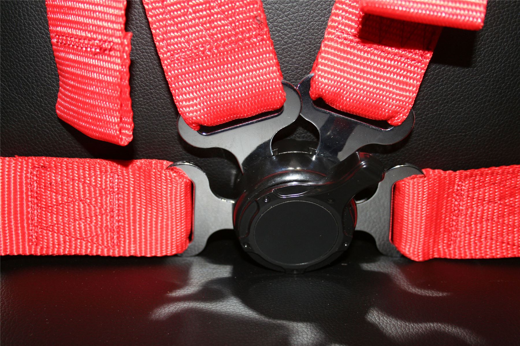 Seat Belt 4 Point Racing Harness Quick Release Track Race Drift 4x4 Red