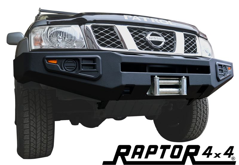 Raptor 4x4 Front Squared Winch Bumper Nissan Patrol GR Y61 Off Road eBay