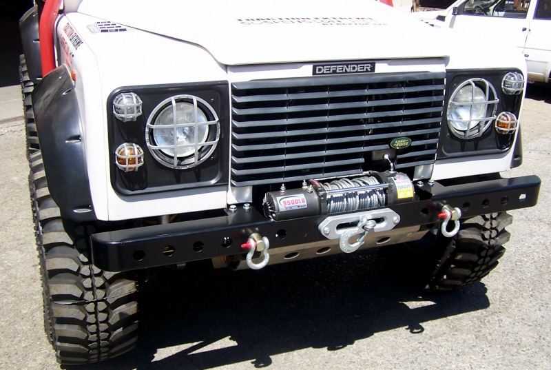 Raptor 4x4 Front HD Winch Bumper Land Rover Defender Off Road eBay