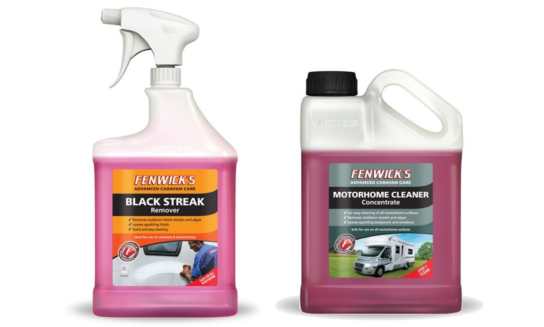 Fenwicks Motorhome Cleaner & Black Streak Remover 1 Litre Pack eBay