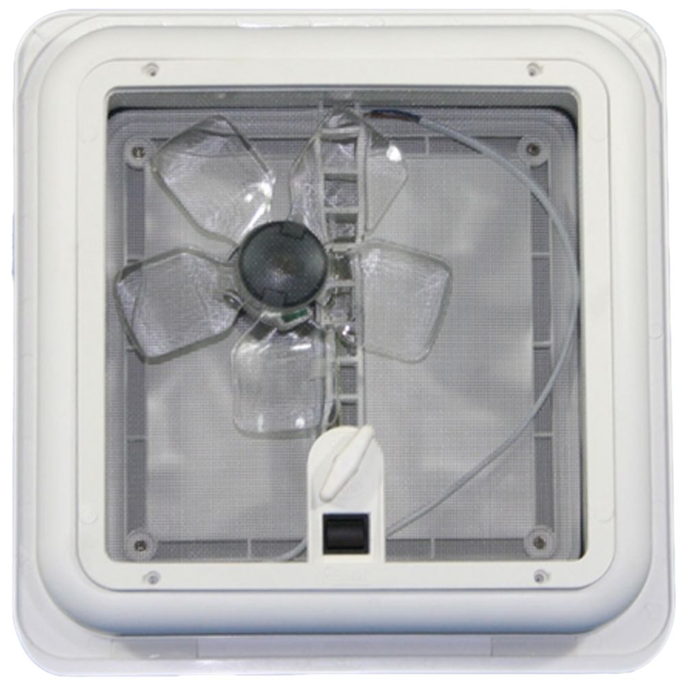 Fiamma Roof Vent Turbo Fan 28 White Sky light 280mm Caravan eBay