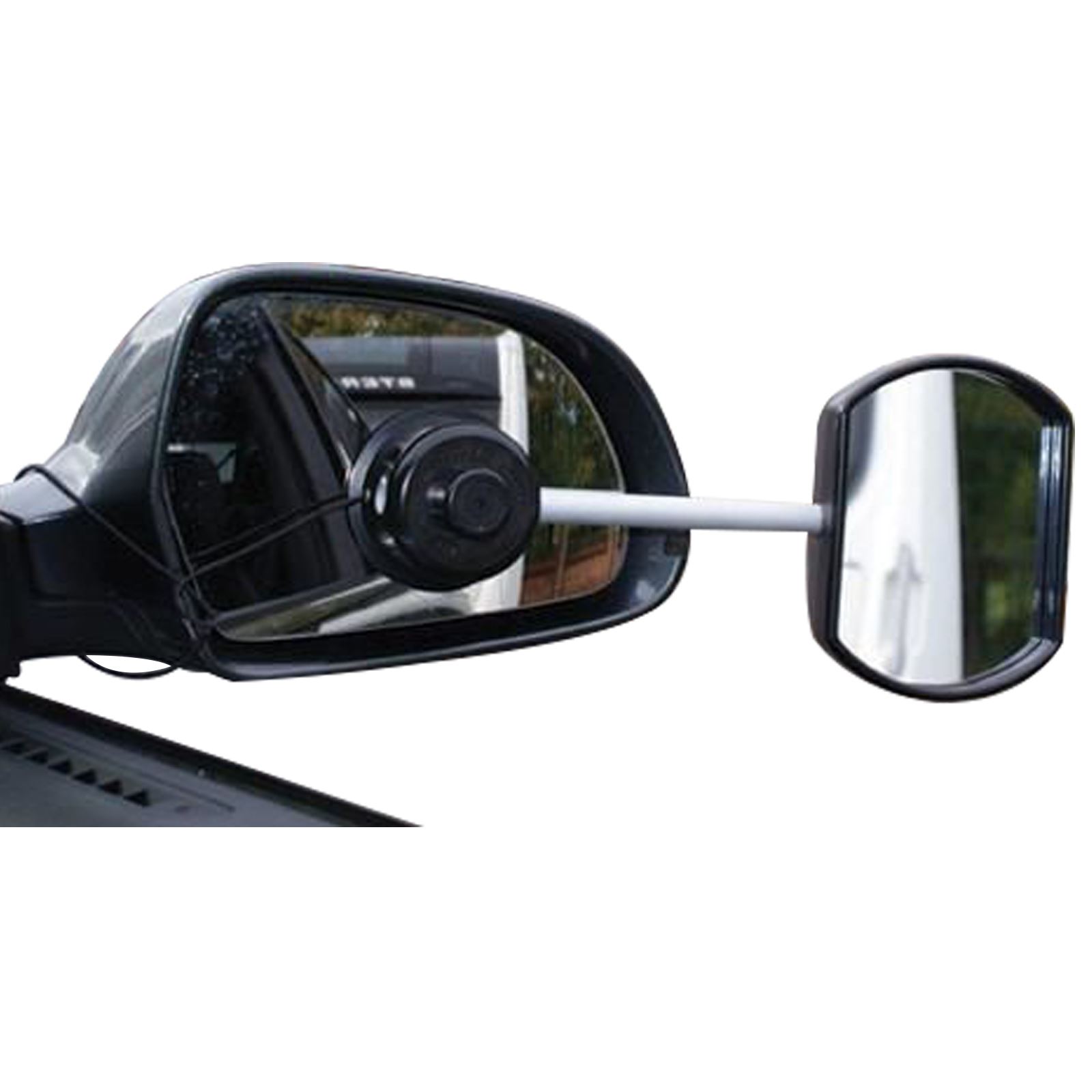 Streetwize TWIN PACK Stick-On Towing Mirror Caravan Mirrors Convex /& Flat Glass Suck it and See