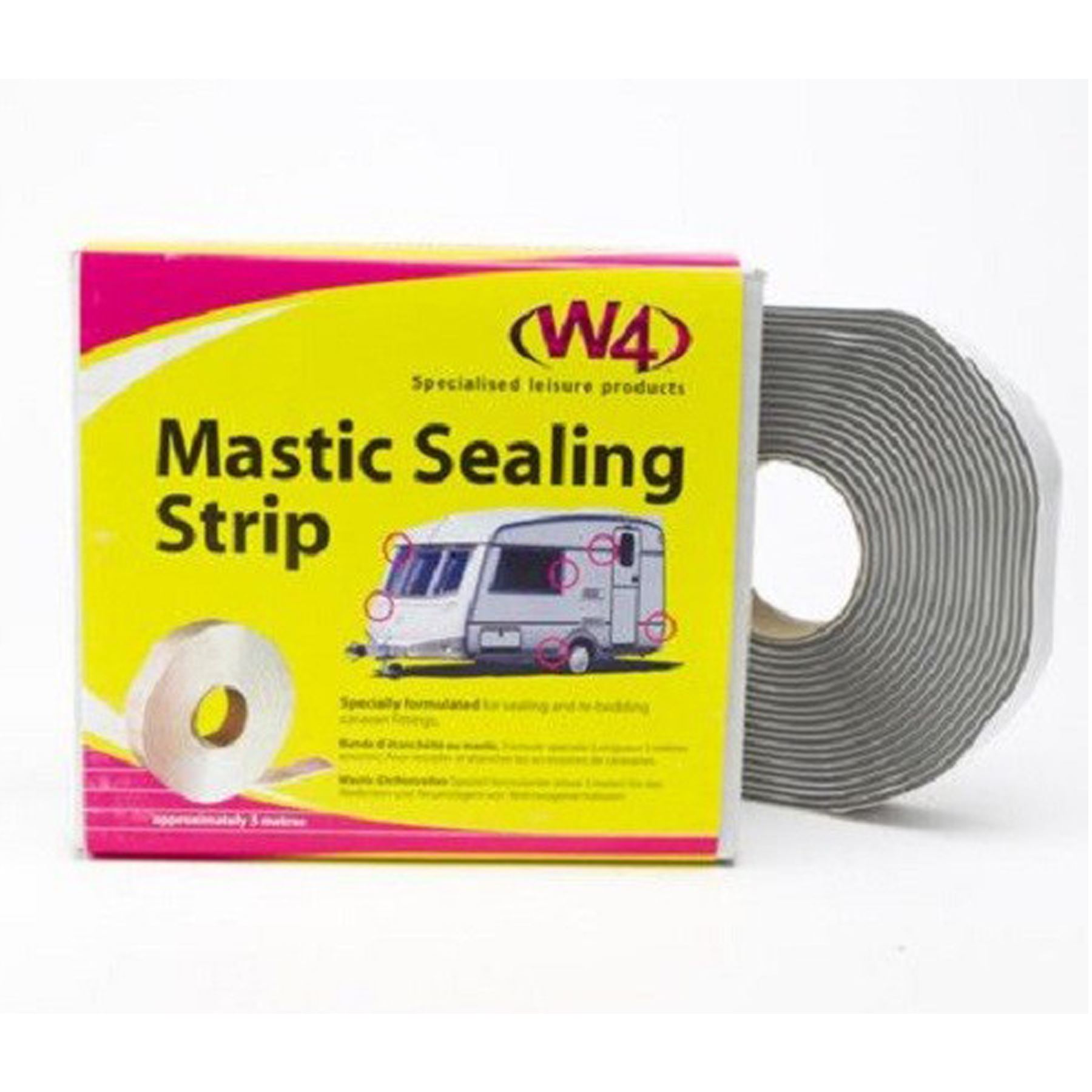 Caravan Motorhome Mastic Sealing Strip 32mm x 5m x 2.5mm Sealant Tape