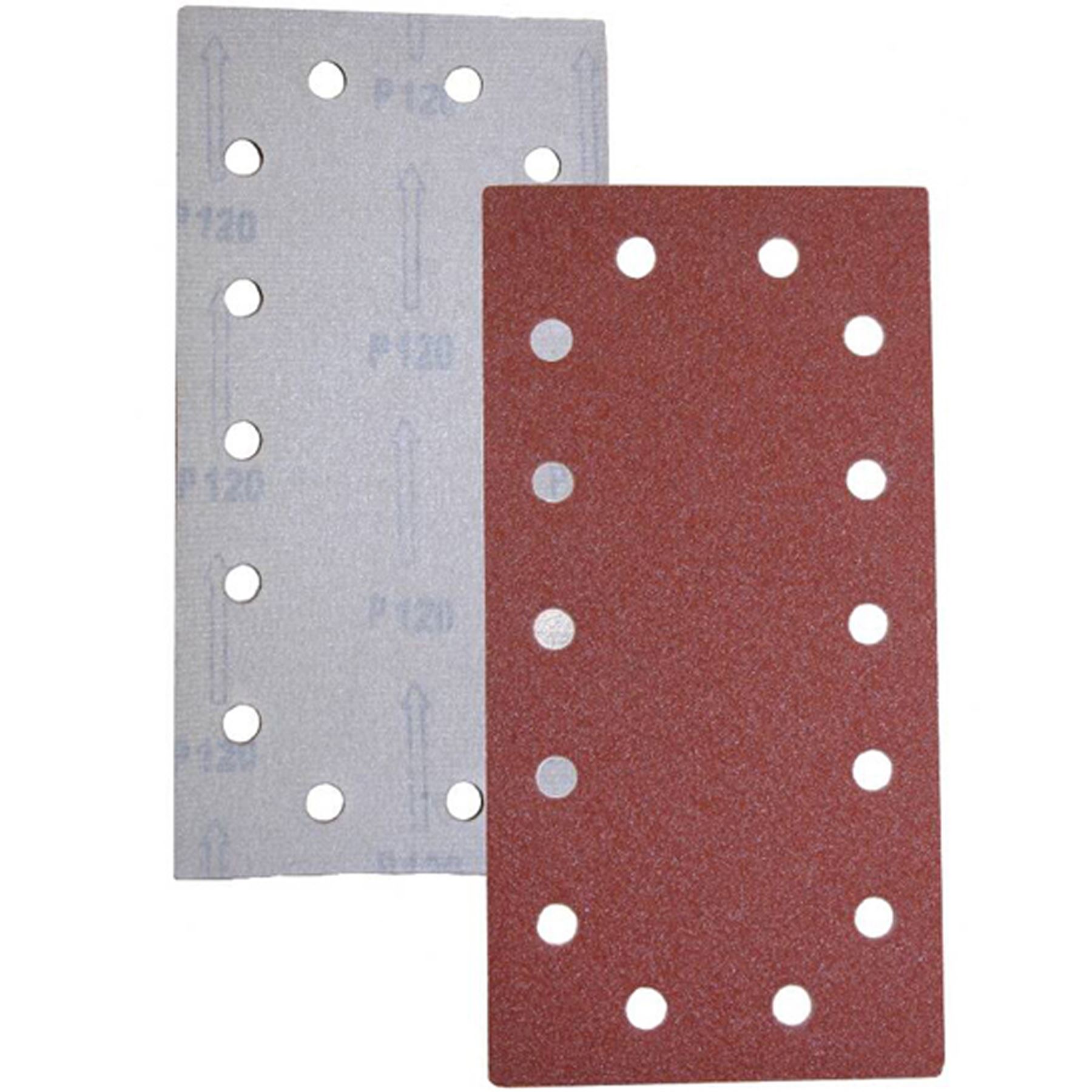 5x Orbital Sanding Velcro Sand Paper 228mm x 116mm G120 PSA1017