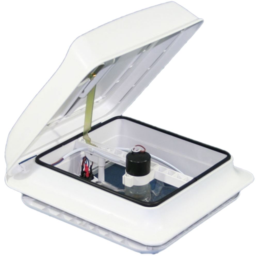 Fiamma Roof Vent Turbo Fan 28 White Sky light 280mm Caravan