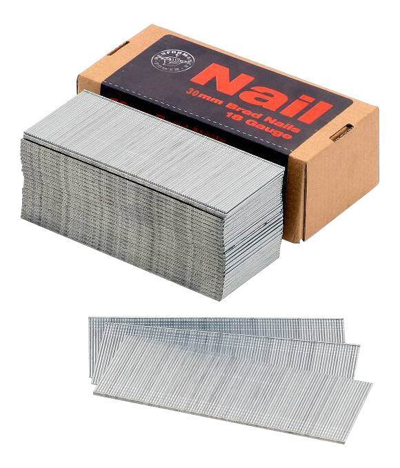 5000 BRAD NAILS 30mm 18 Gauge Air Nailer Gun Galvanised £7.95 PicClick UK