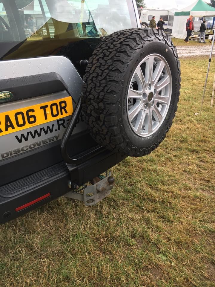Land Rover Discovery 3 Rear Wheel Spare Wheel Carrier Heavy Duty Off