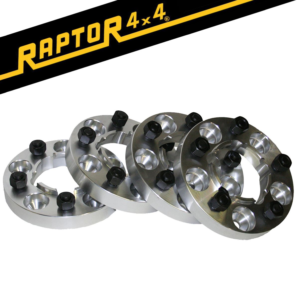 Raptor 4x4 30mm Aluminium Land Rover Defender 90 110 130 Wheel Spacers