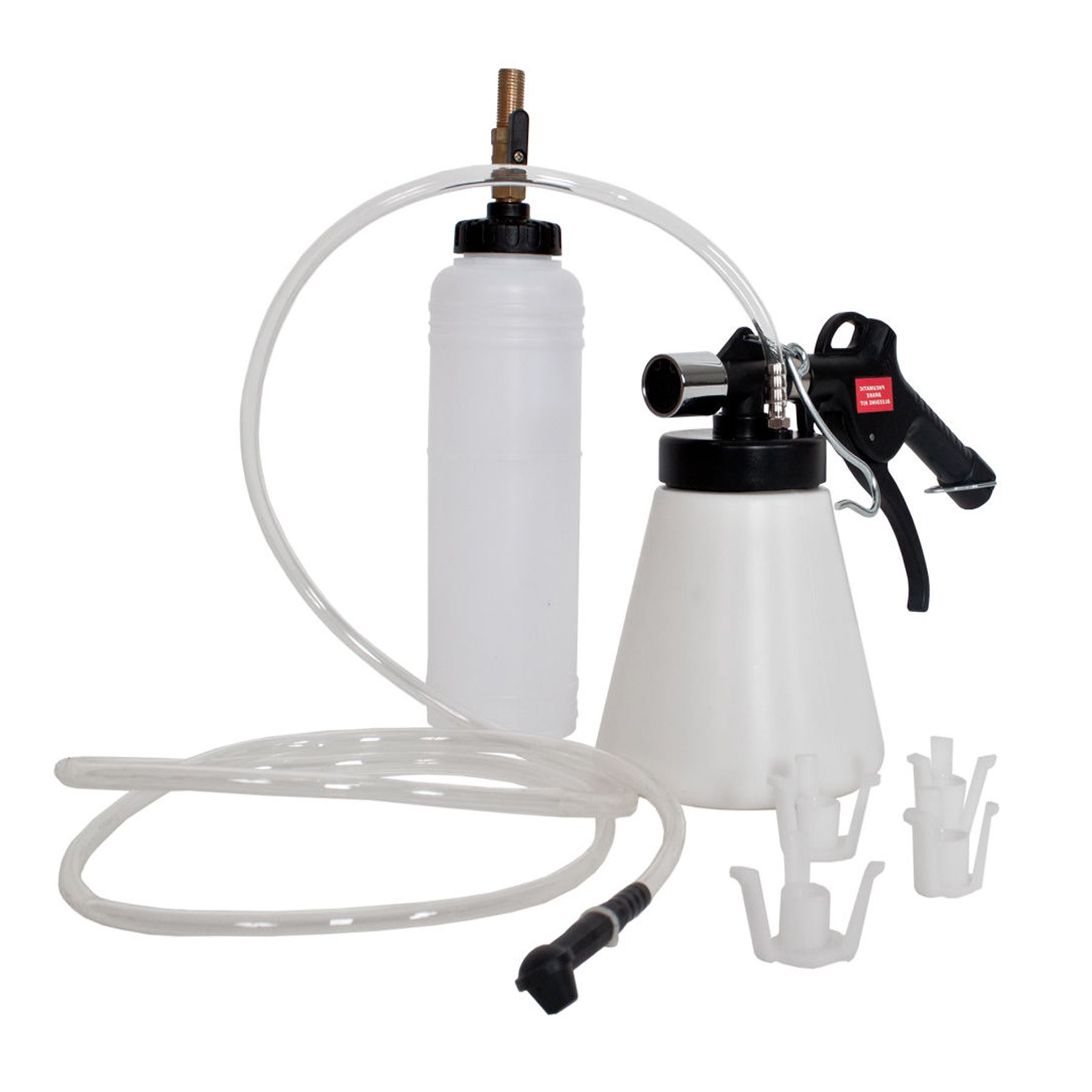 Brake Fluid Bleeder Extractor Kit Hand Held Car Van Vaccum Compressor
