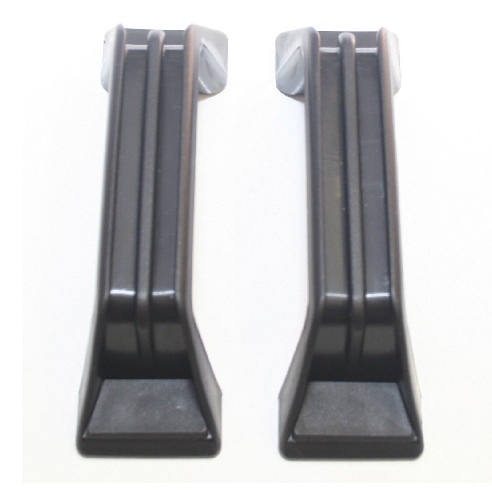Black Grab Pull Handles Front Rear Pair Caravan Motorhome 137mm Centres