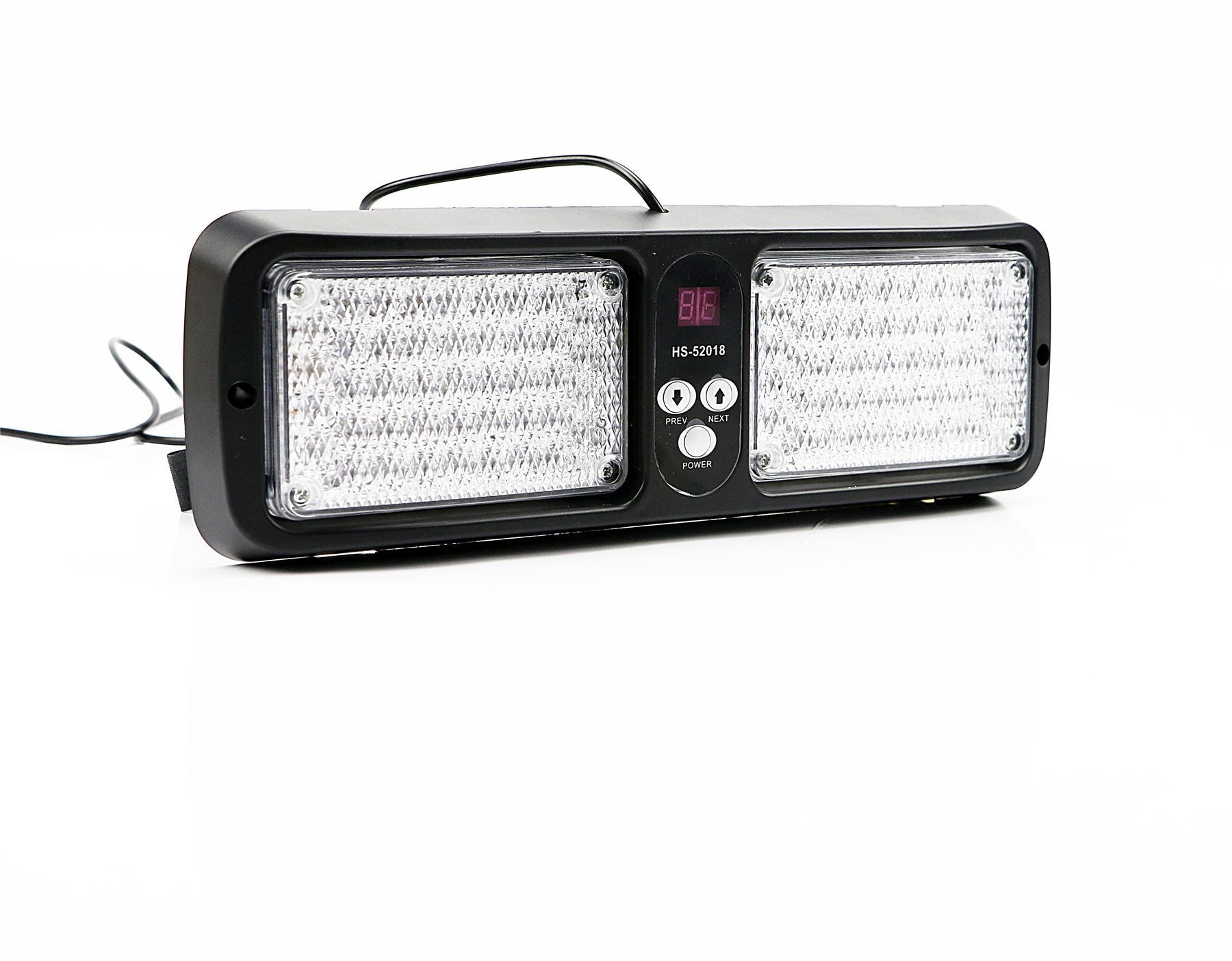 Raptor 4x4 Amber Recovery Visor Light 86 LED Flash Strobe Dash Interior Light 5060244531666 eBay