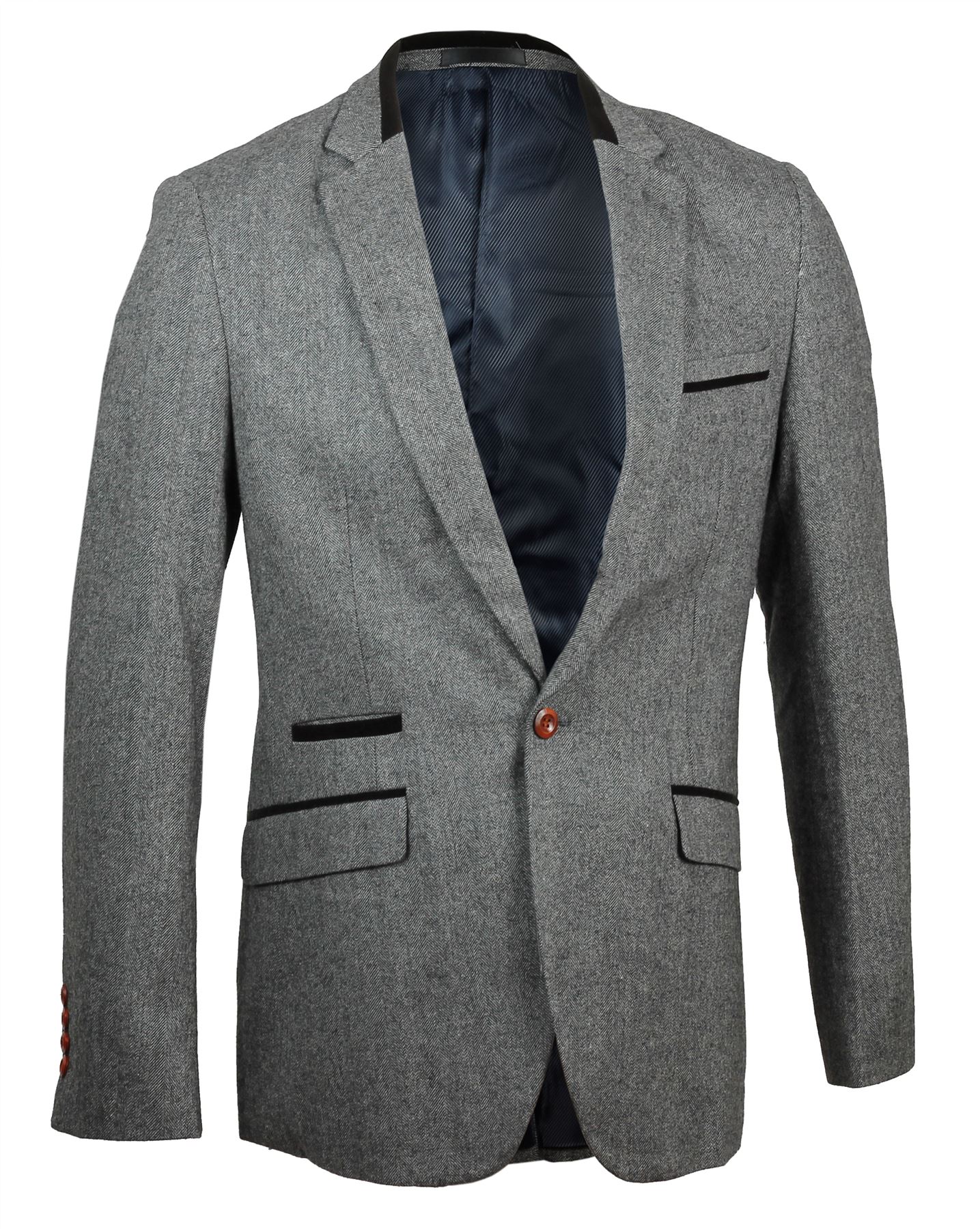 Seller information mens inc international concepts grey 1-button blazer sz xl slim fit nwt $ see more like this Chaps Blazer Suit Jacket Mens 38 Regular Slim Fit Grey 2 .