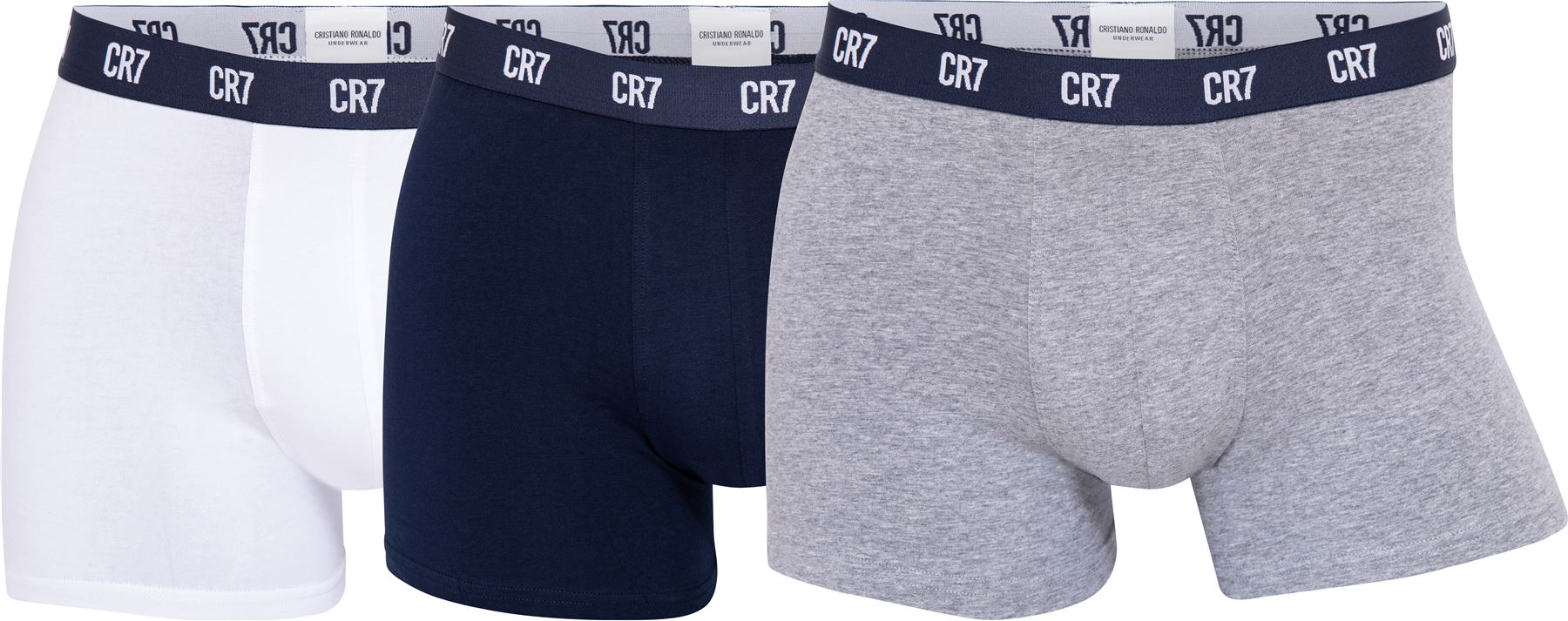 CR7 Homme Cristiano Ronaldo 3-Pack Coton Confort Respirant Slips