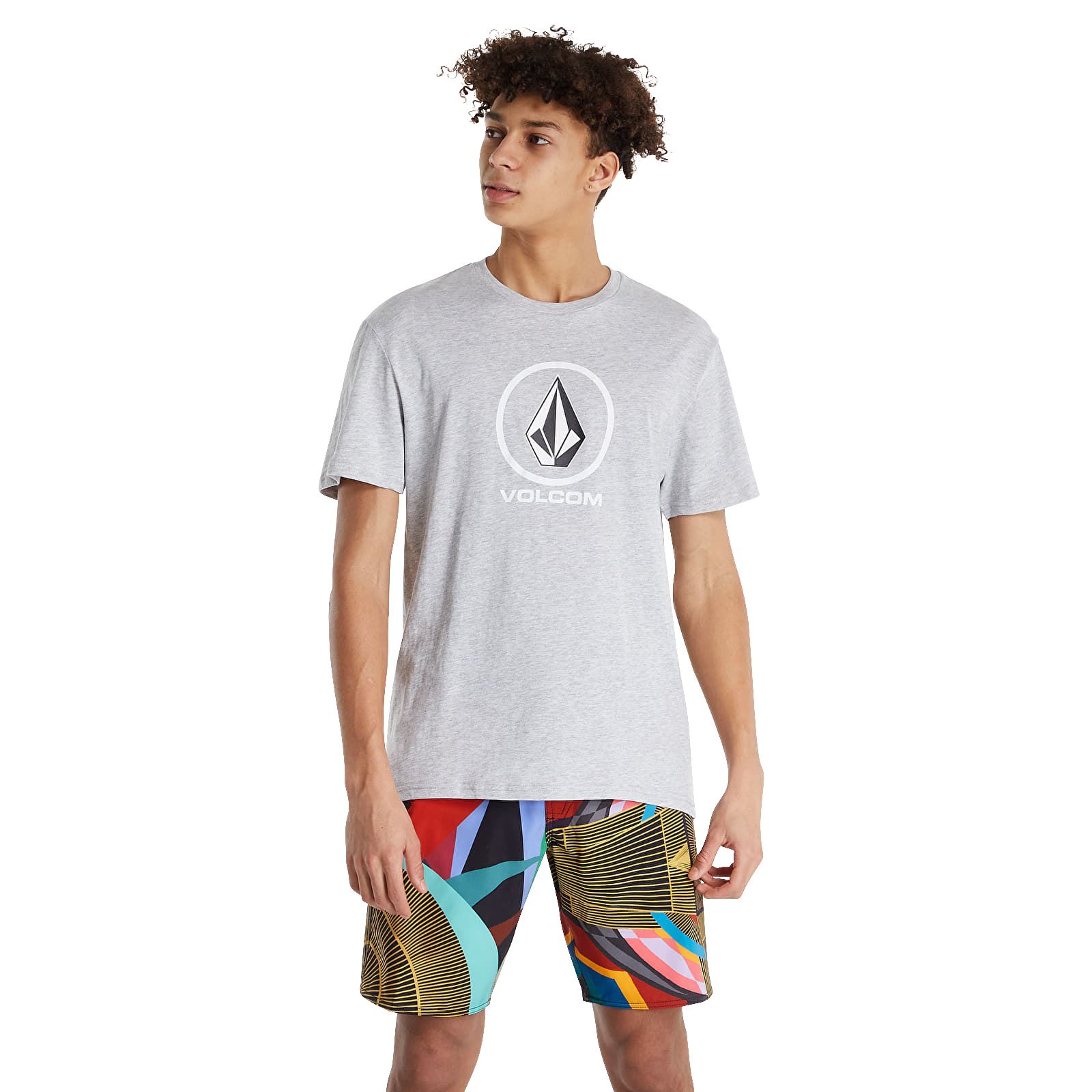 Volcom tshirt short sleeve mens crew neck Spray Stone mint