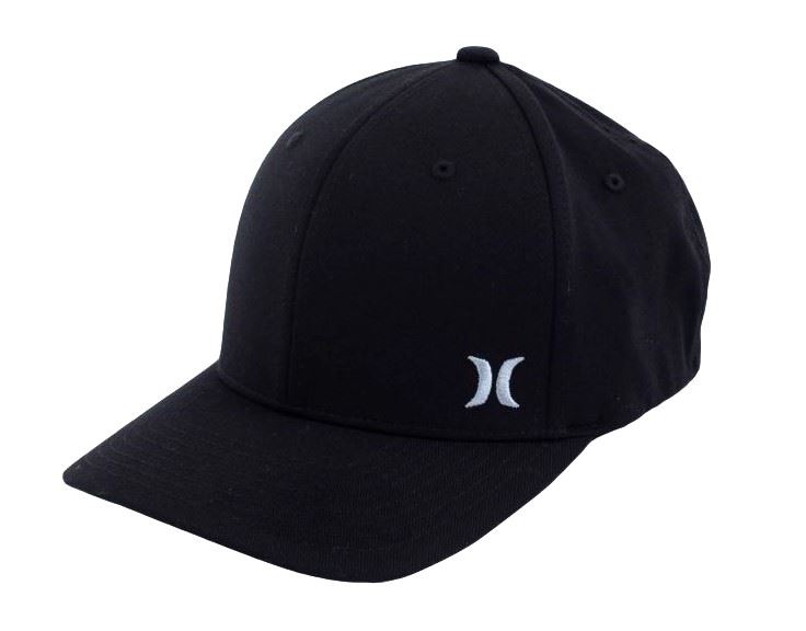 Hurley M Micro Icon Mens Flexfit Cap Black - Picture 3 of 6