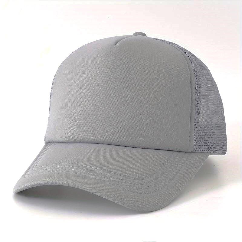 Gorra de camionero CoolCaps unisex curva media ajustable ligera bloque de color - Imagen 4 de 5