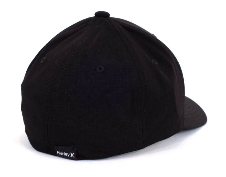 Hurley Cap Flexfit Mens H20 Dri Tideline Black - Picture 6 of 6