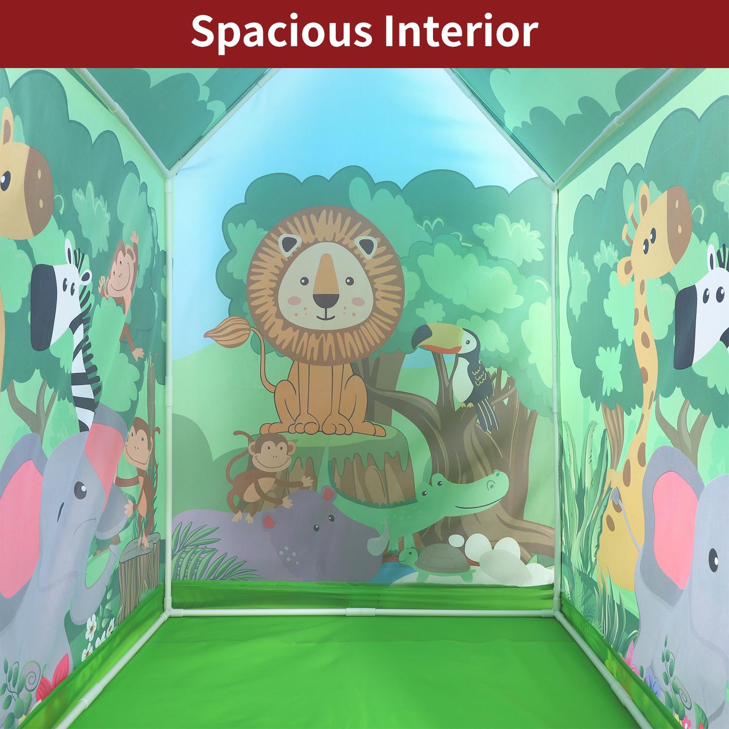 SOKA Playhouse for Kids Indoor Outdoor Foldable Play Tent Home Camping Beach - Produktbild 4