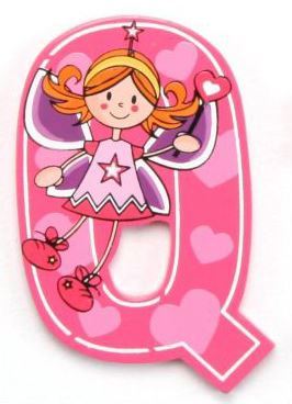 Vinsani Wooden Fairy Alphabet Letters Personalised Bedroom Wall Door Name - Picture 18 of 27