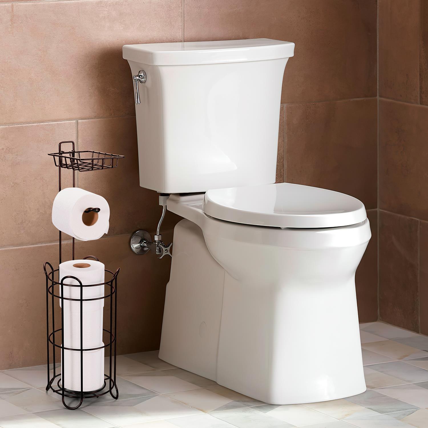 Vinsani Free Standing Toilet Paper Tissue Paper Roll Holder - Picture 28 of 39