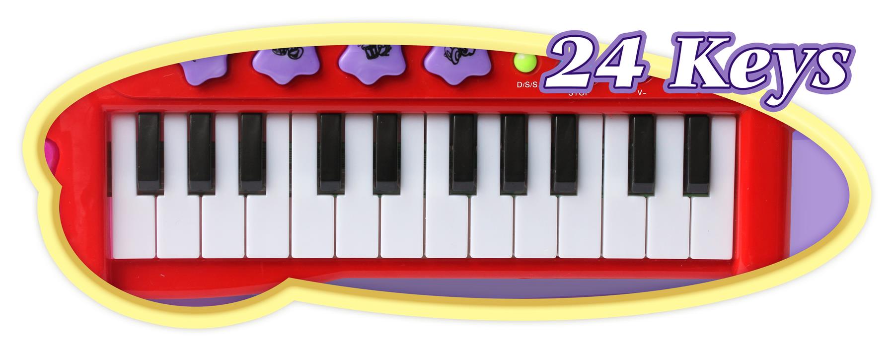Soka ® Pianoforte Carry lungo TASTIERA Bambini Bambini Giocattoli Strumenti Musicali-Blu
