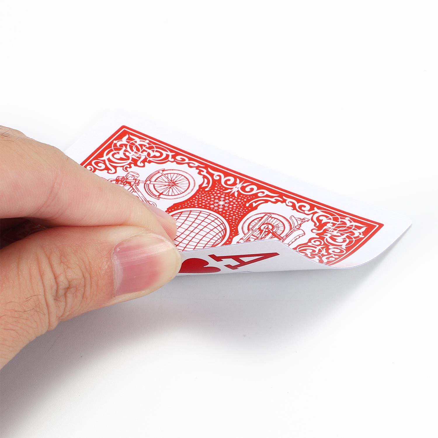 Vinsani Traditional Motorbike Poker Casino Plastic Coated Playing Cards Decks - Picture 10 of 49