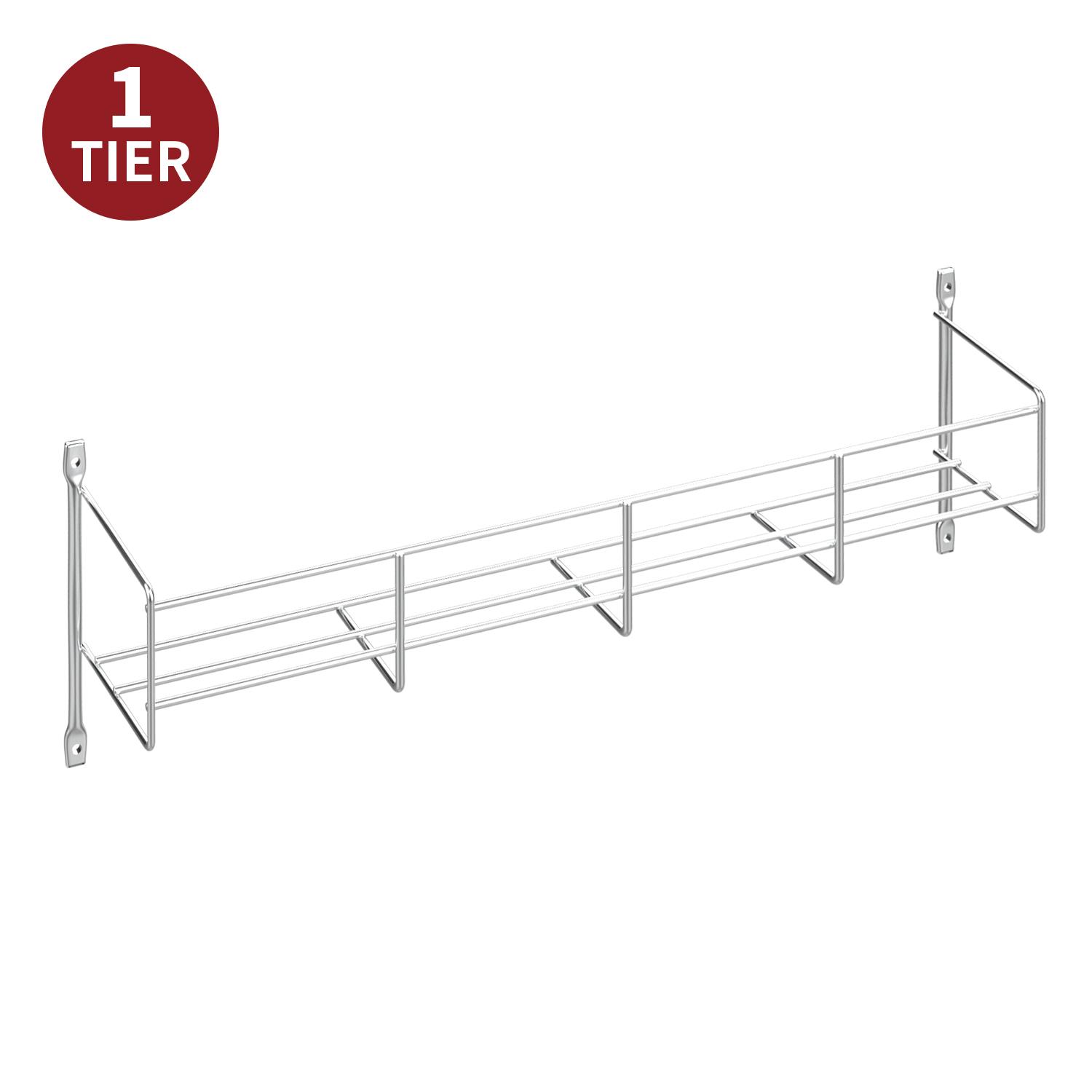 Vinsani 1-6 Tier Spice Herb Jar Rack Holder Kitchen Cupboard Wall Storage Unit - Picture 50 of 63
