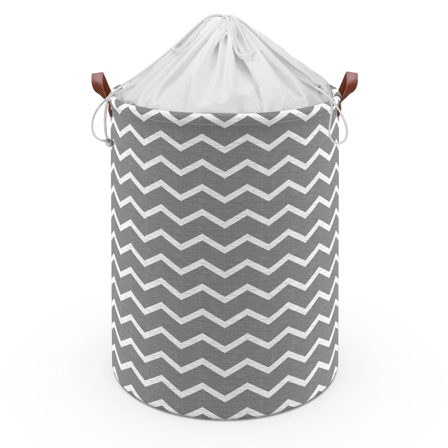 Vinsani Freestanding Laundry Basket Storage Sorter with Drawstring Lid - Picture 91 of 111