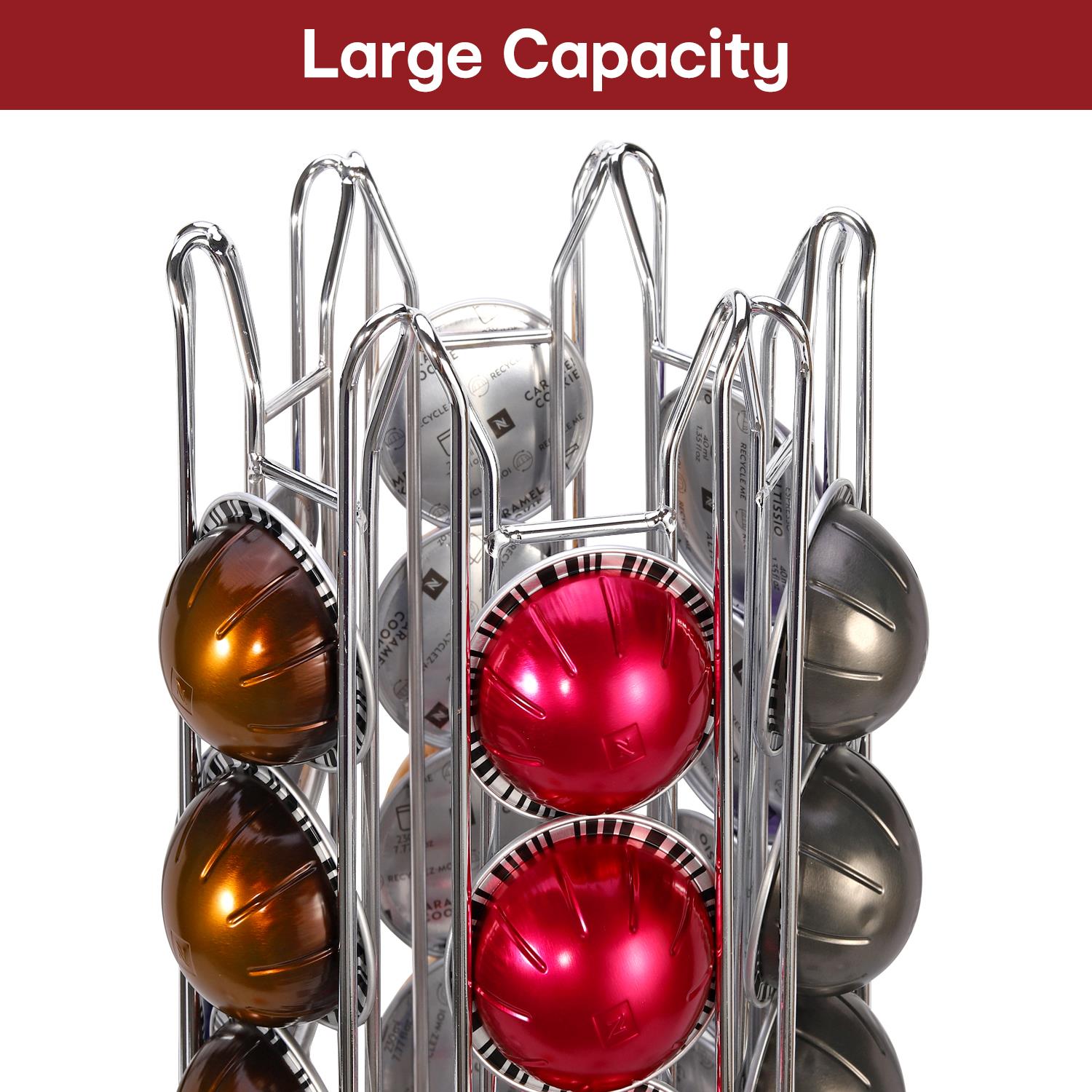 Vinsani 48 Coffee Pod Holder Rotating for Nespresso Vertuo Vertuoline Capsules - Picture 18 of 25
