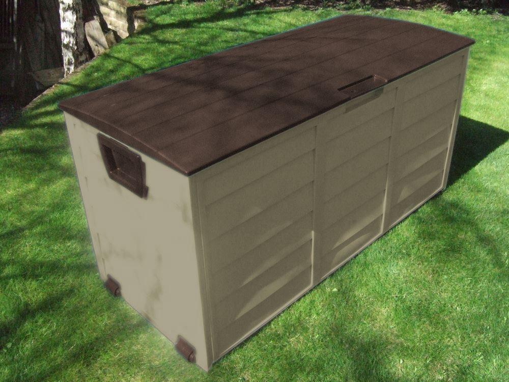 Vinsani Waterproof Garden Patio House Garage Outdoor Plastic Storage Utility Box eBay