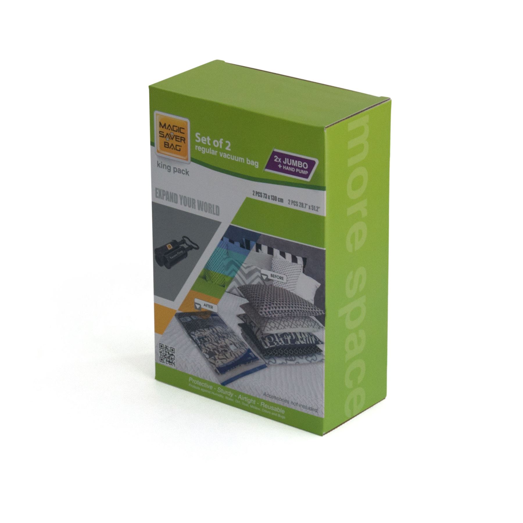 Magic Saver Bag [King / Queen / Super Pack] Transparent Vacuum Storage Bags eBay