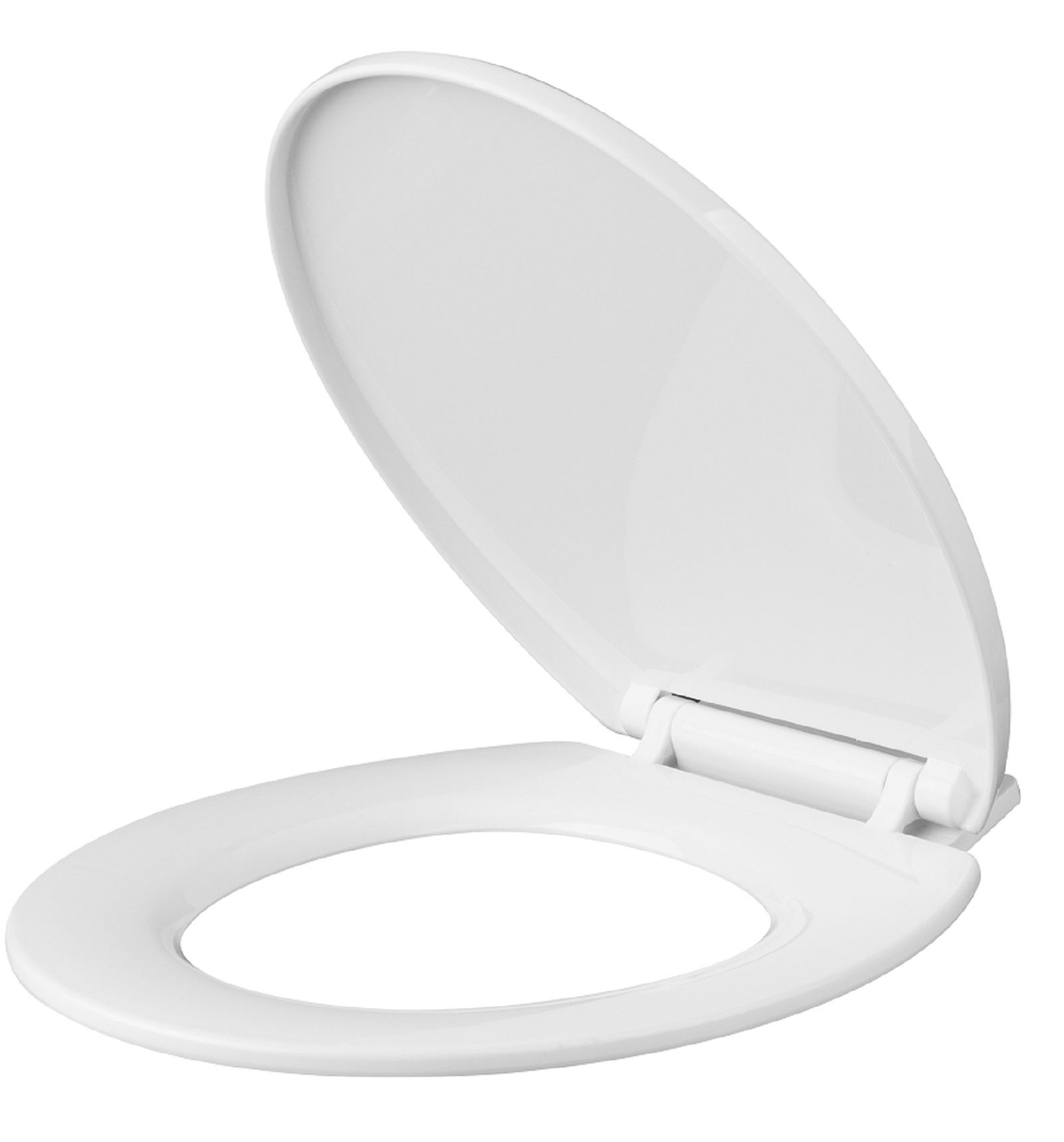 Vinsani Soft Close White Black Aqua WC Bathroom Toilet Seat 5YR