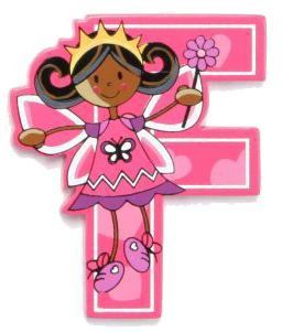 Vinsani Wooden Fairy Alphabet Letters Personalised Bedroom Wall Door Name - Picture 7 of 27