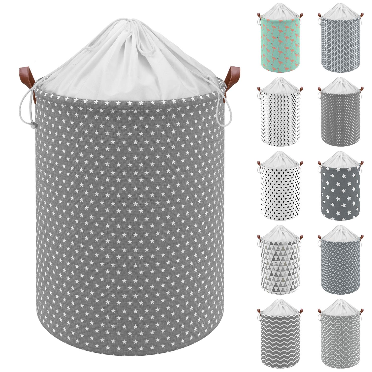 Vinsani Freestanding Laundry Basket Storage Sorter with Drawstring Lid - Picture 57 of 111