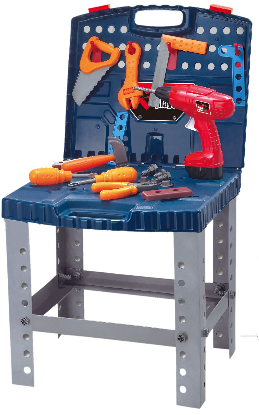 Vinsani Super Tool Kids Boys Work Bench DIY Building Tools Pretend Play