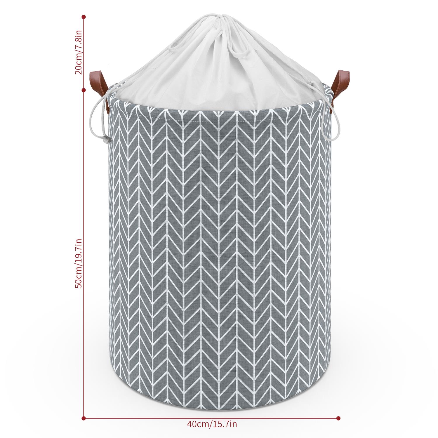 Vinsani Freestanding Laundry Basket Storage Sorter with Drawstring Lid - Picture 9 of 111