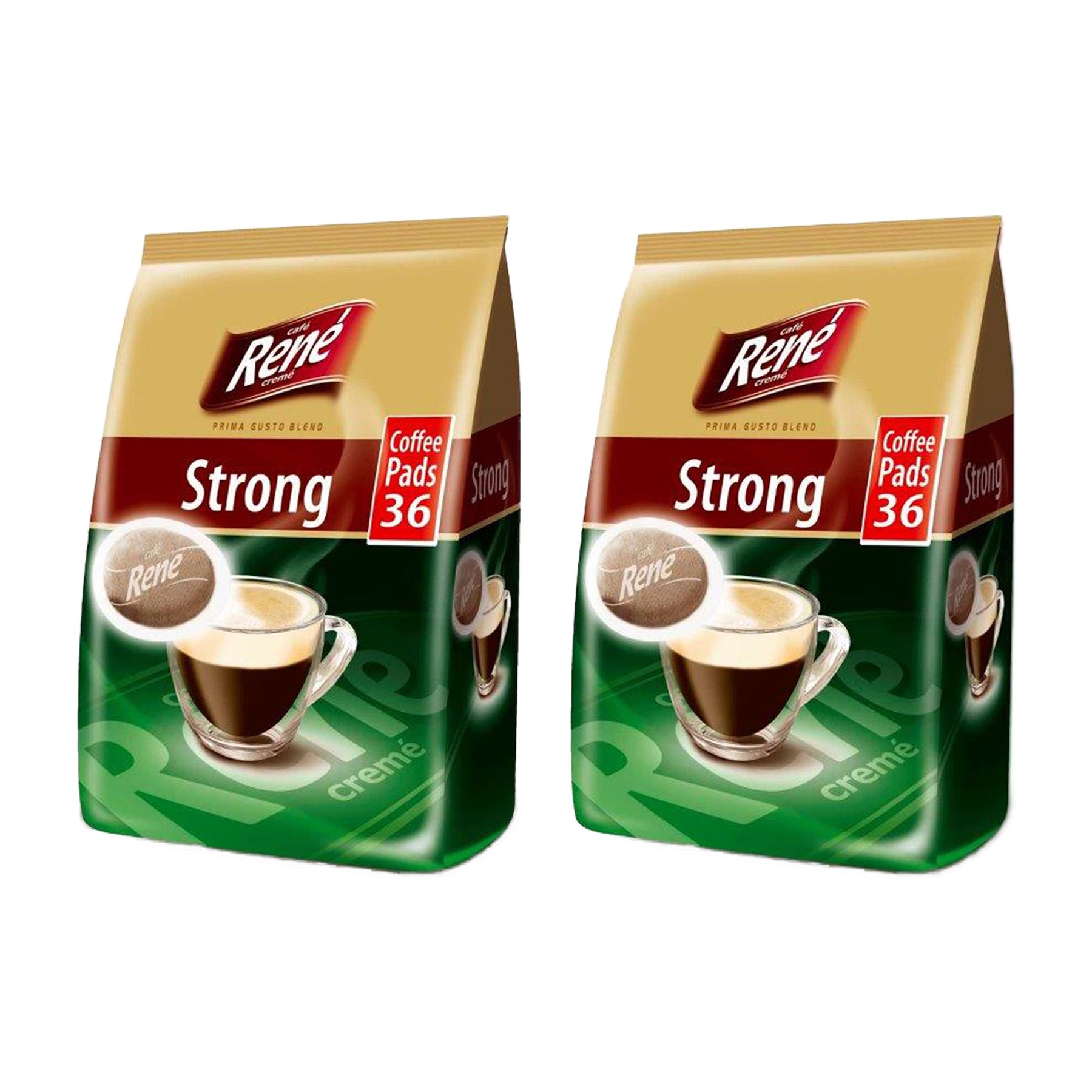 Philips Senseo Luxury Cafe Rene Creme Range Coffee Pads Pods Bag 252 g