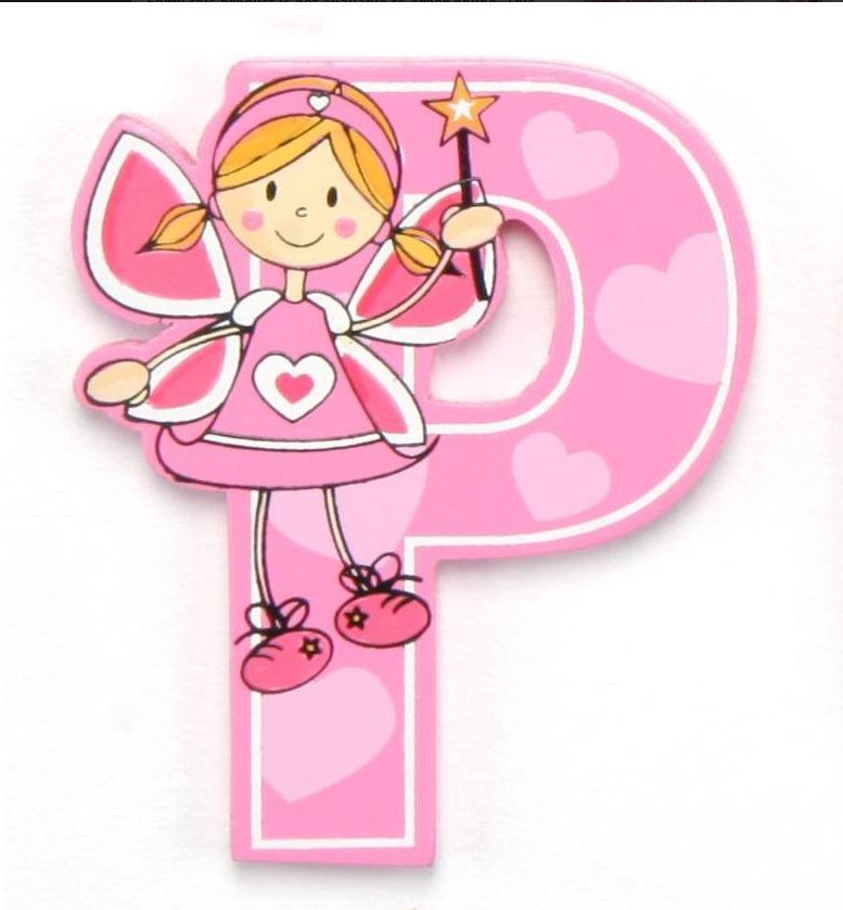 Vinsani Wooden Fairy Alphabet Letters Personalised Bedroom Wall Door Name - Picture 17 of 27