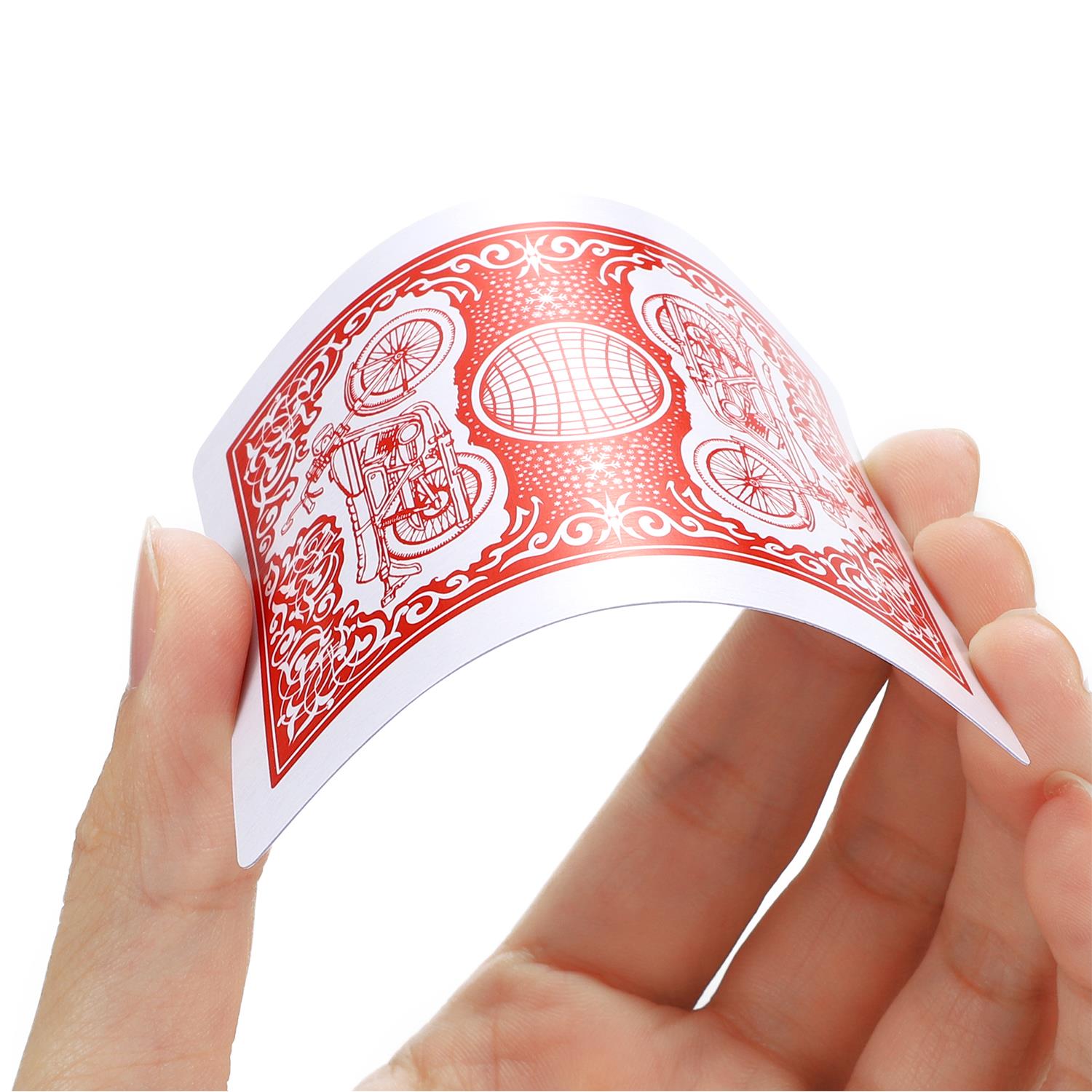 Vinsani Traditional Motorbike Poker Casino Plastic Coated Playing Cards Decks - Picture 45 of 49