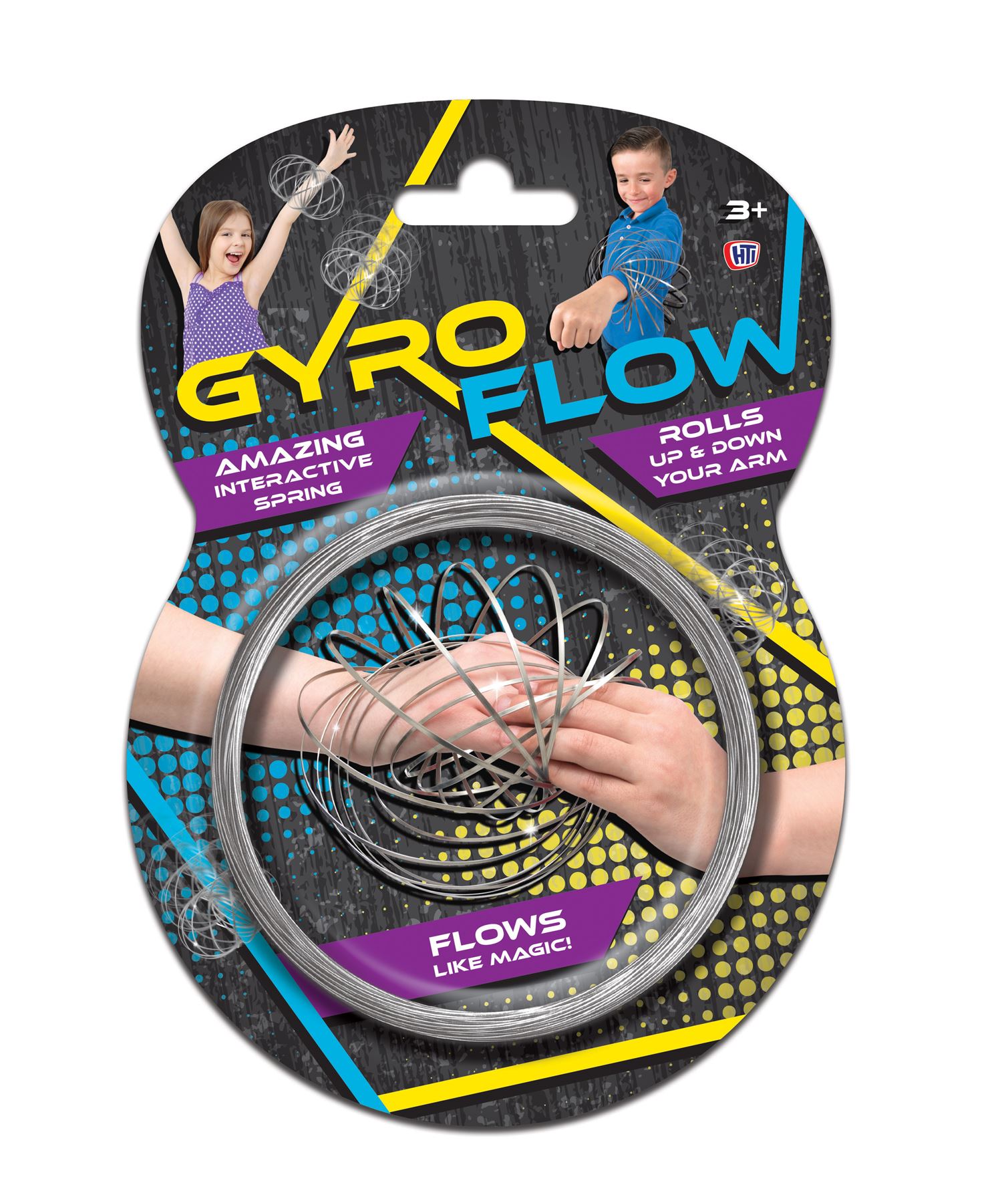 Gyro Flow Interactive Spring Flow Ring Toy for Anxiety & Stress