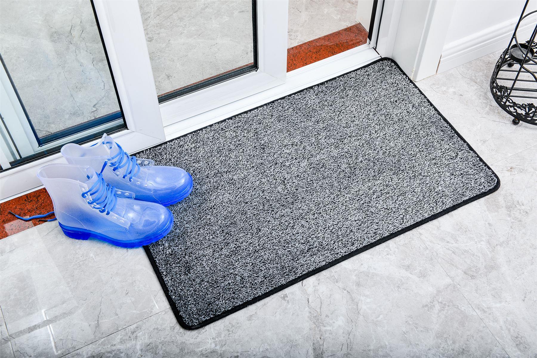 Vinsani Magic Clean Step Mat NonSlip Machine Washable Door mat Carpet Rug Liner eBay