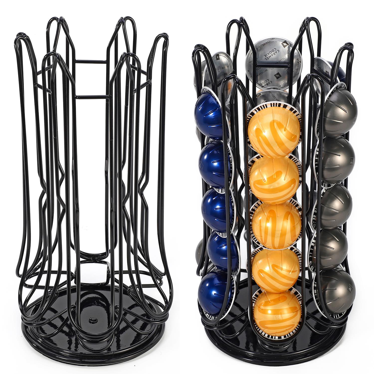 Vinsani 30 Coffee Pod Holder Rotating for Nespresso Vertuo Vertuoline Capsules - Picture 12 of 25